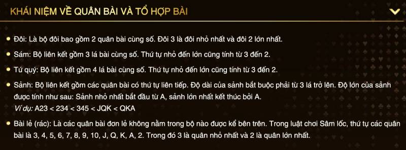 Cac To Hop Bai Trong Sam Loc