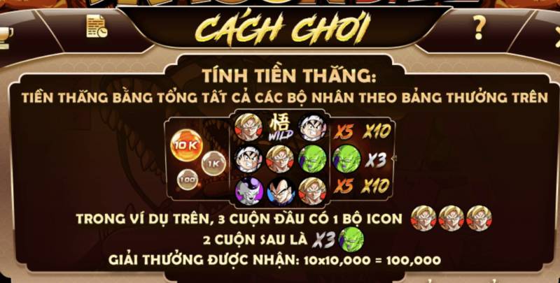 Cách Tính Tiền Thưởng Trong Dragon Ball Sunwin