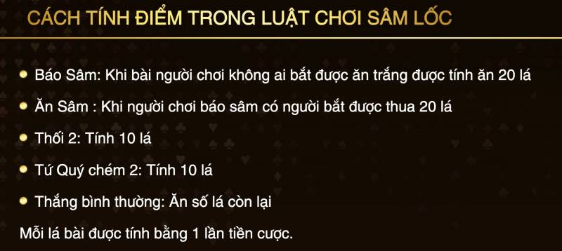 Tính Điểm Trong Sâm Lốc